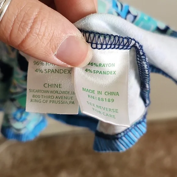 Lilly Pulitzer Vibrant Blue Romper Womens Small Tropical Resortwear - Picture 4 of 6